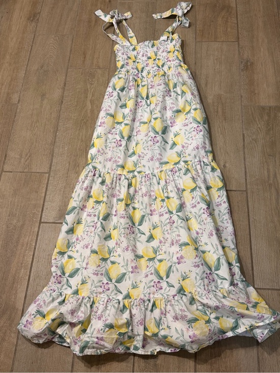 Janie and Jack Dresses & Skirts - Janie and Jack Mommy & Me Floral Tie-Shoulder Sundress - White & Yellow